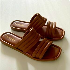 Seychelles leather slide sandals size 9